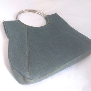 VINTAGE denim handbag